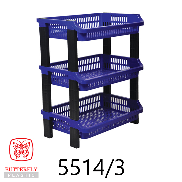 Plastic 3 Tier Rack / Multi Purpose Racking