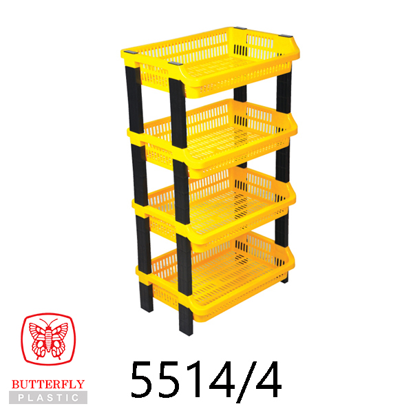 Plastic 4 Tier Rack / Multi Purpose Racking