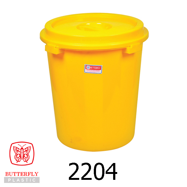 4 Gallons Plastic Pail with Cover / Water Pail