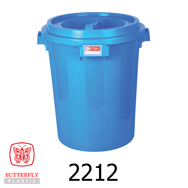 12 Gallons Plastic Pail with Cover / Water Pail