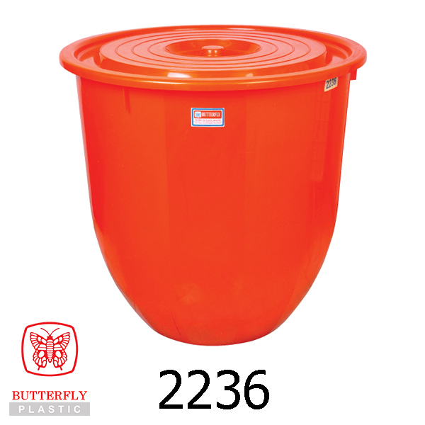 Baldi Plastik 36 Gallon dengan Penutup / Baldi Air
