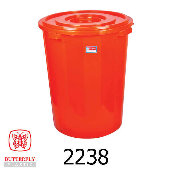 38 Gallons Plastic Pail with Cover / Water Pail