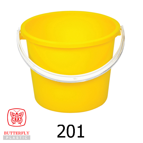 1 Gallon Plastic Pail with Handle / Plastic Bucket